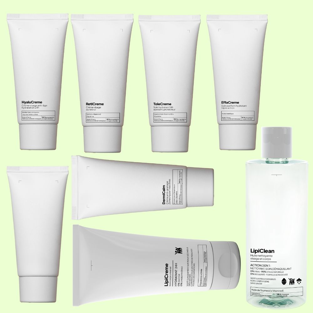 gamme complète cosmétiques en marque blanche