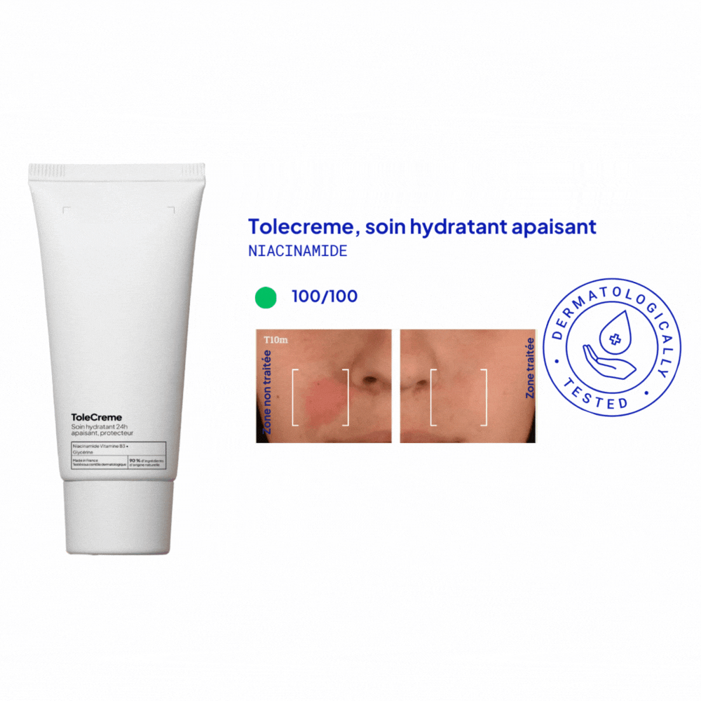Tolecreme soin apaisant marque blanche
